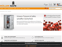 Tablet Screenshot of mueller-safe.de